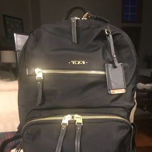 Tumi Voyageur Halle Black Nylon Backpack